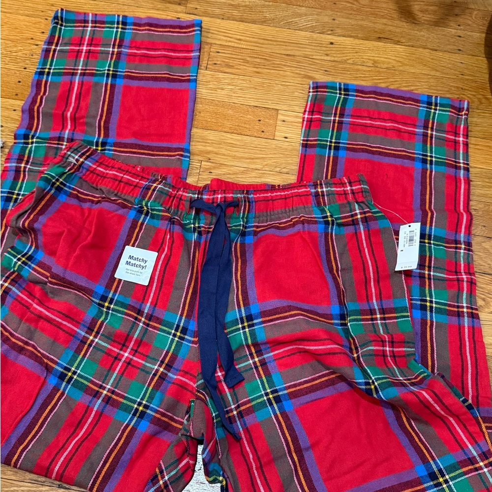 Old Navy Red Plaid Pajama Pants